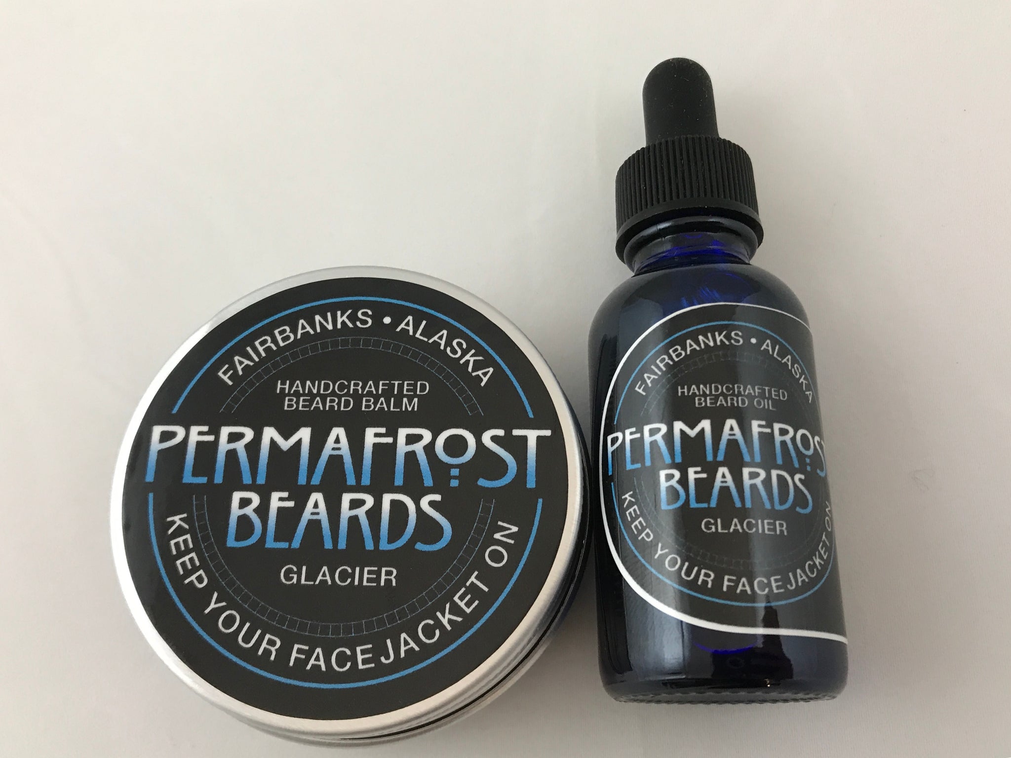Beard Balm and Oil Matching Set Permafrost Beards