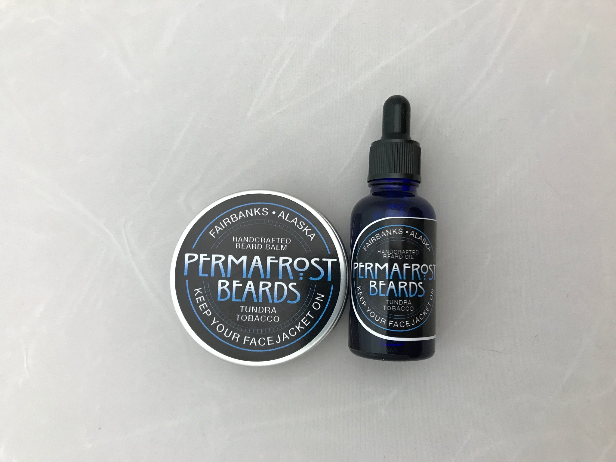 Beard Balm and Oil Matching Set Permafrost Beards