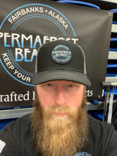 Permafrost Beards Trucker Hat with mess back.